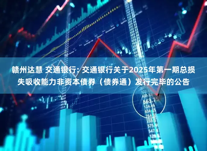 赣州达慧 交通银行: 交通银行关于2025年第一期总损失吸收能力非资本债券（债券通）发行完毕的公告
